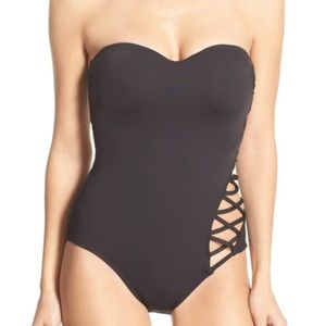 Bandeau One Piece Swim Suit